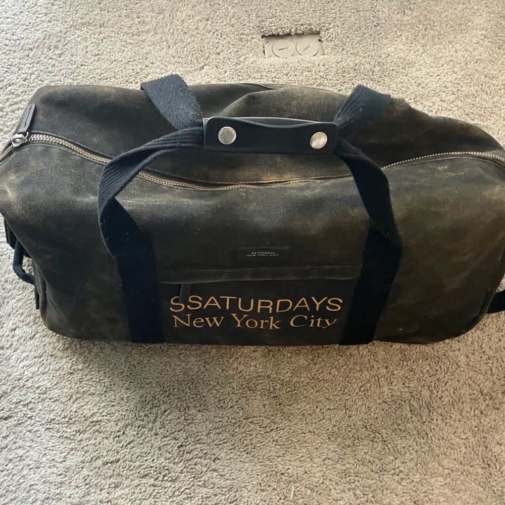Saturdays NYC duffel bag